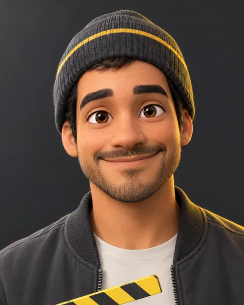 Vinícius, em desenho