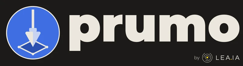 Prumo by LEA.IA, a logomarca